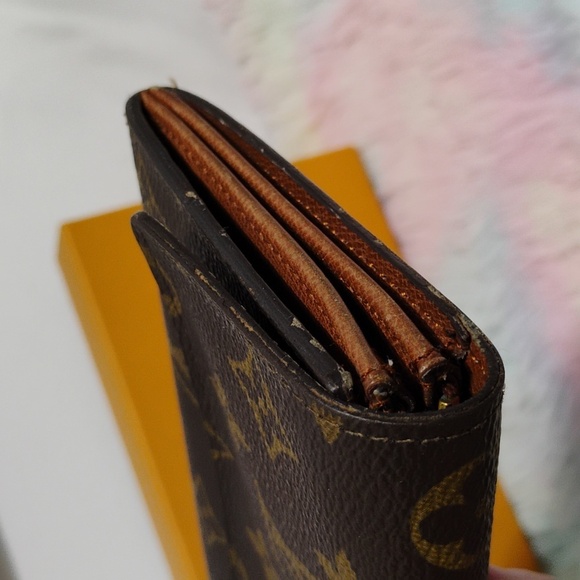 SALE! Authentic Louis Vuitton Pouchette Porte Monnaie Credit Long Wallet & Box - Picture 3 of 16